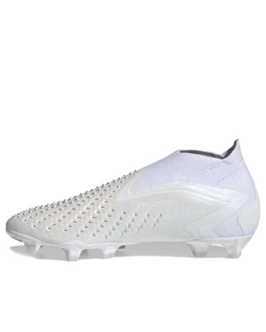 Adidas White Predator Accuracy+ Fg 'Pearlized Pack' for men