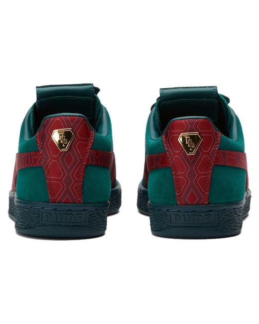 PUMA Blue Dapper Dan X Suede 'Jacquard Print for men