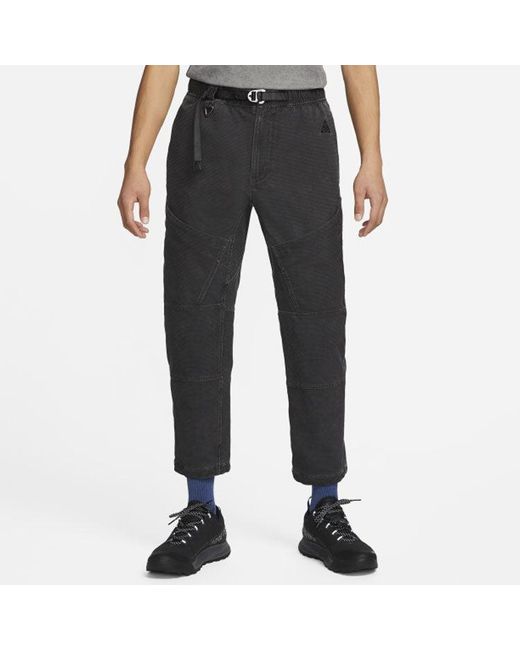 Nike Blue Acg Ease Solid Color Loose Lacing Cropped Casual Pants/Trousers Autumn for men