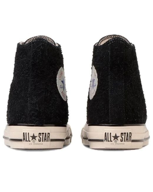 Converse Black Suede All Star Us Hi for men