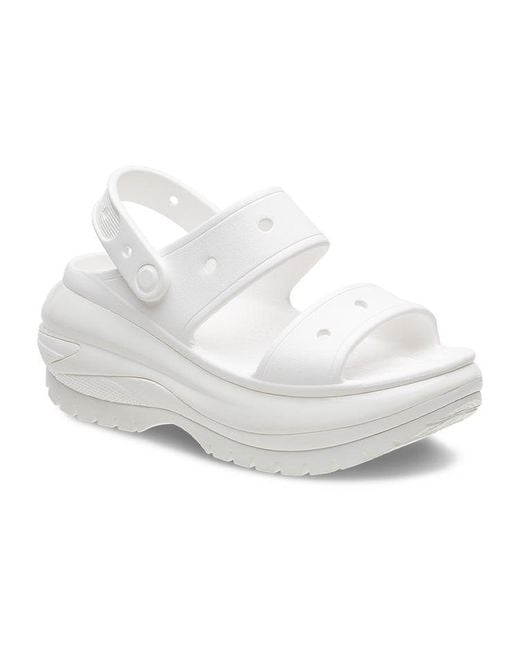 CROCSTM White Classic Mega Crush Sandals Eu 45-46