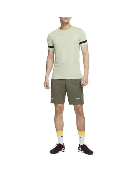 Nike Green Dri-fit Academy Casual Sports Knit Soccer for men