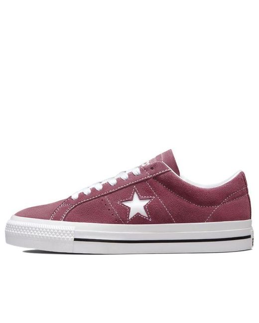 Converse Purple One Star Pro Low-Top Sneakers for men