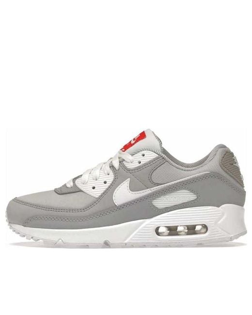 Nike White (Wmns) Air Max 90 'Light Smoke'