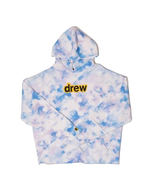 Drew House Blue Secret Deconstructed Hoodie 'Cloud' for men