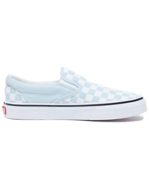 Vans White Classic Slip-On 'Baby Checkerboard' for men