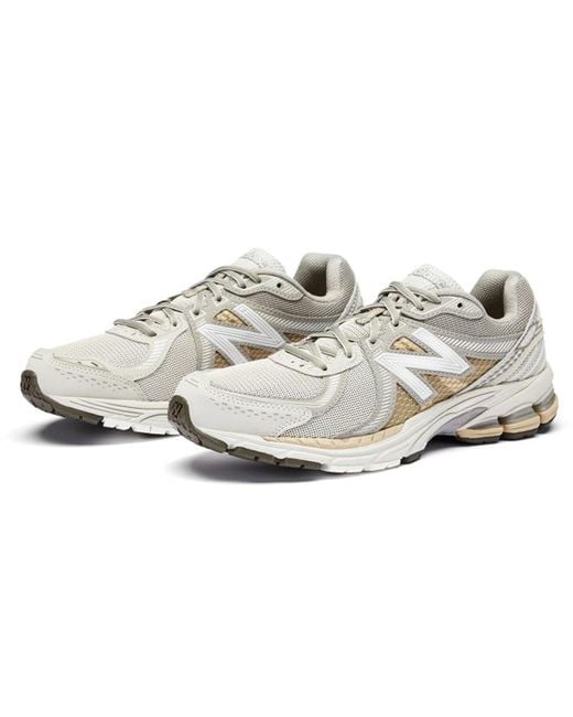 New Balance White 860 V2 'Mars' for men