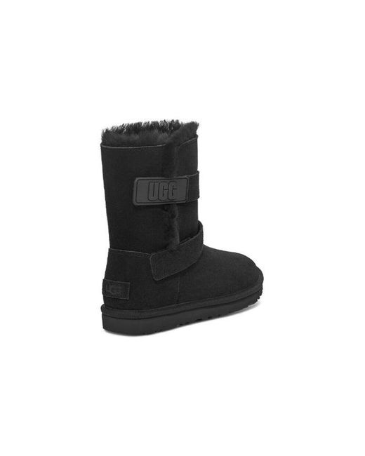 Ugg Black (Wmns) Bailey Graphic Logo Strap Boot