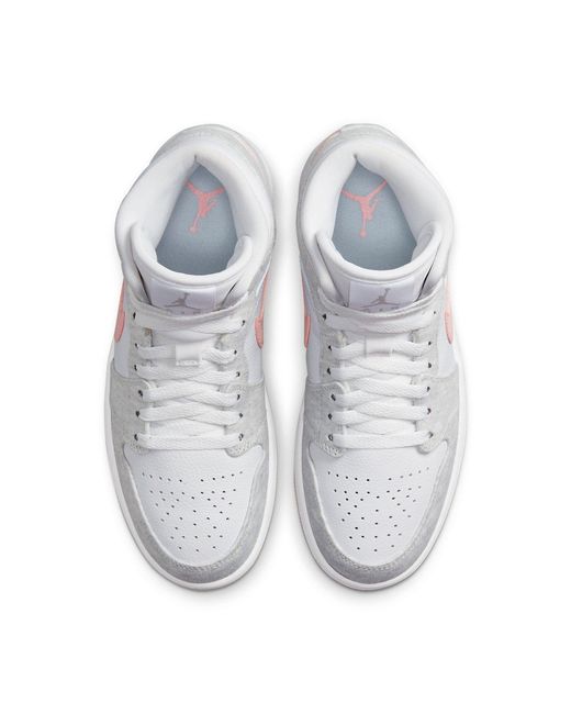 Nike Gray (Wmns) 1 Mid Se 'Light Iron Ore'