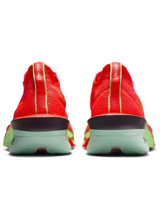 Nike Red Air Zoom Alphafly Next% 3 'Bright Crimson Lime Blast Mint Foam' for men