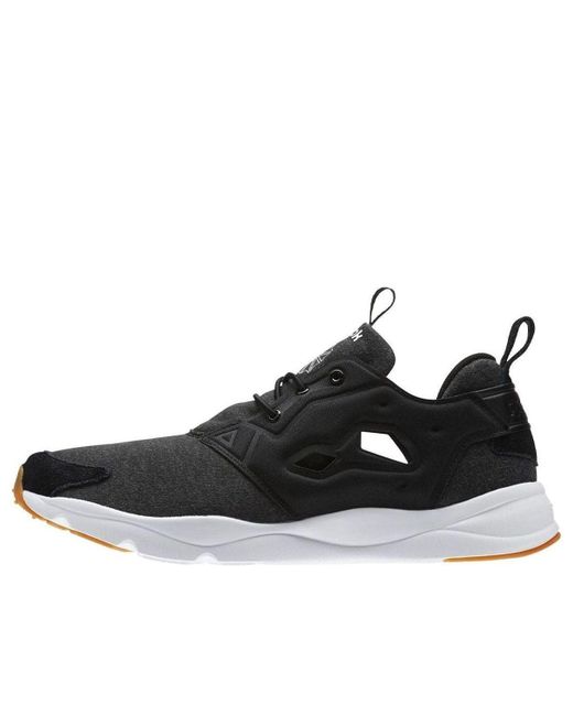 Reebok Black Furylite Heather Sneakers