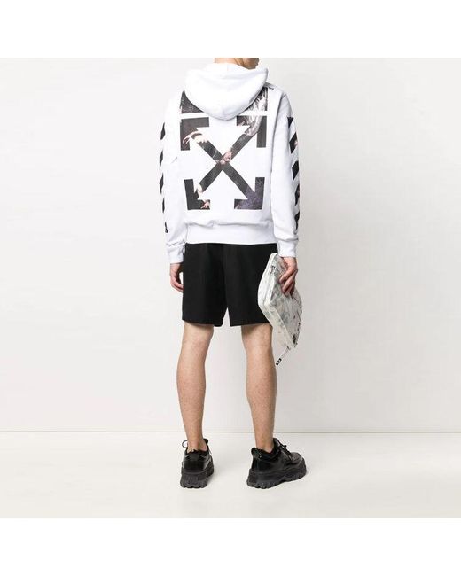 Off-White c/o Virgil Abloh Blue Ss20 Caravaggio Arrow Back Arrows Sketch Logo Normal Fit Sweater for men