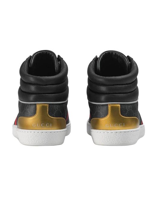 Gucci Black Ace Gg High Top for men