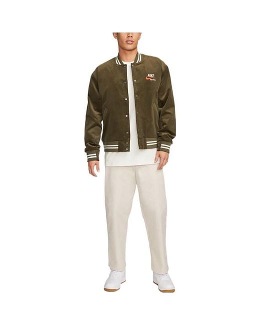 Nike Green Trend Bomber Jacket for men