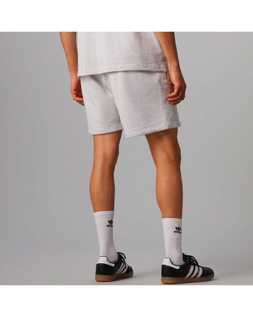 Adidas Gray X Pharrell Humanrace Small Logo Shorts 'Light' for men