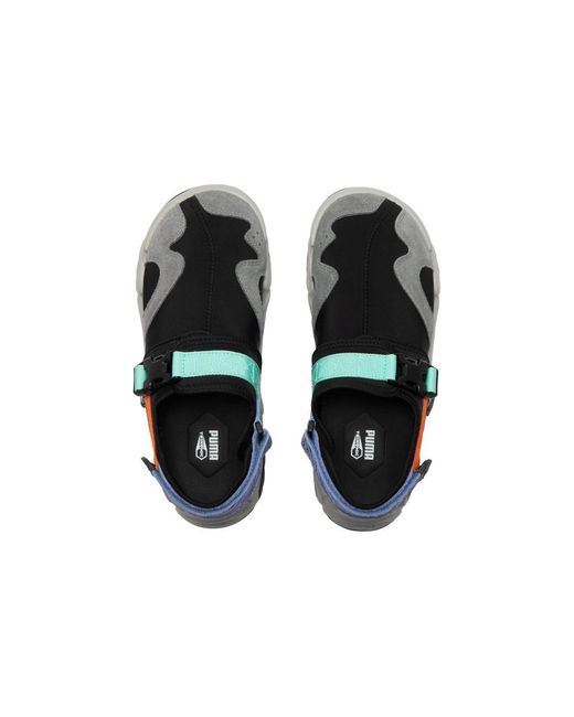 PUMA Black Ts-01 Retro Electric Peppermint' for men