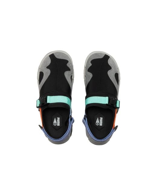 PUMA Black Ts-01 Retro Electric Peppermint' for men