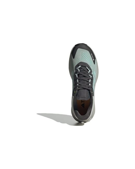 Adidas Blue (Wmns) Terrex Soulstride Flow Gtx Shoes 'Wonder Semi Flash Aqua Lucid Lemon'