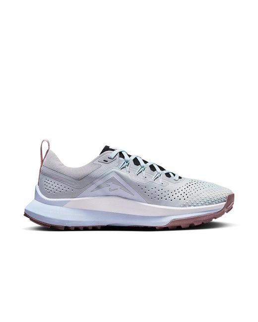 Nike White React Pegasus Trail 4 Trail Running Shoe