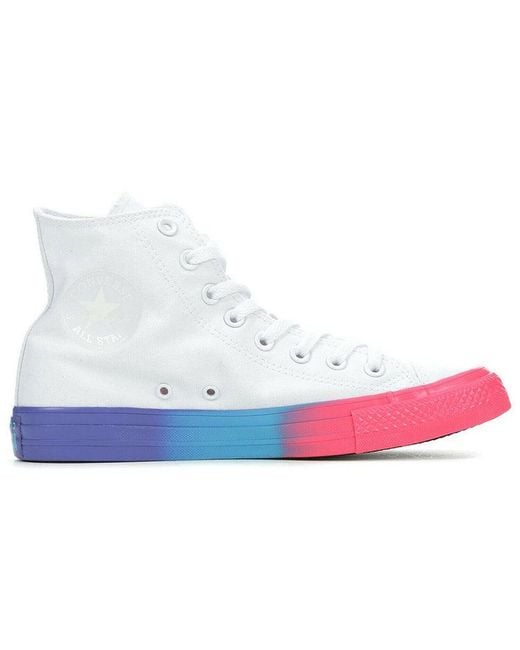 Converse White Chuck Taylor All Star Hi-Top Sneakers/Multi for men