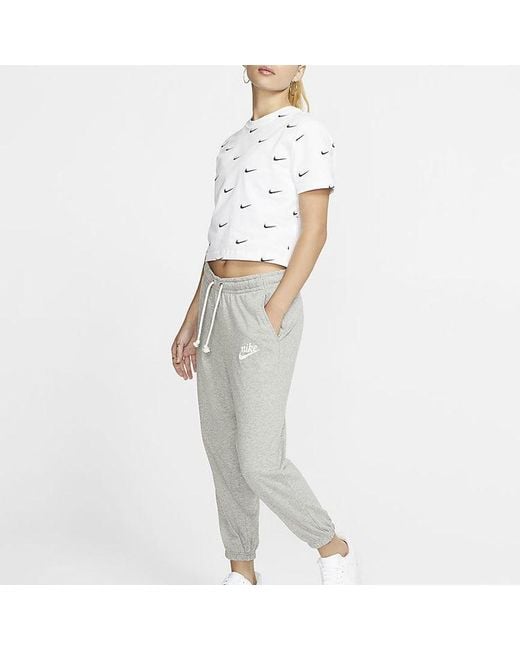 Nike Purple (Wmns) Logo Printing Short Sleeve