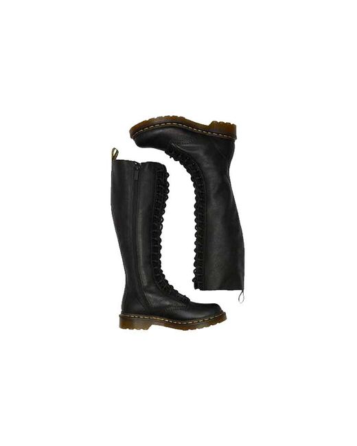 Dr. Martens Wmns Virginia 1B60 Lace Up Boots in Black Lyst UK