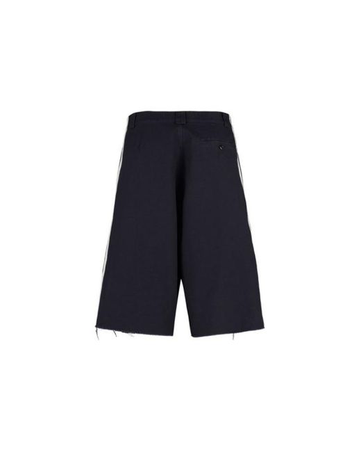 Balenciaga Blue X Adidas Baggy Denim Shorts for men