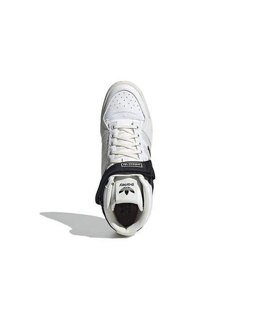 Adidas White Parley X Forum Mid for men