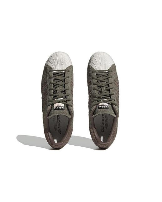 Adidas Brown Superstar Strata' for men