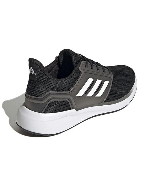 Adidas Black Eq19 Run Shoes for men