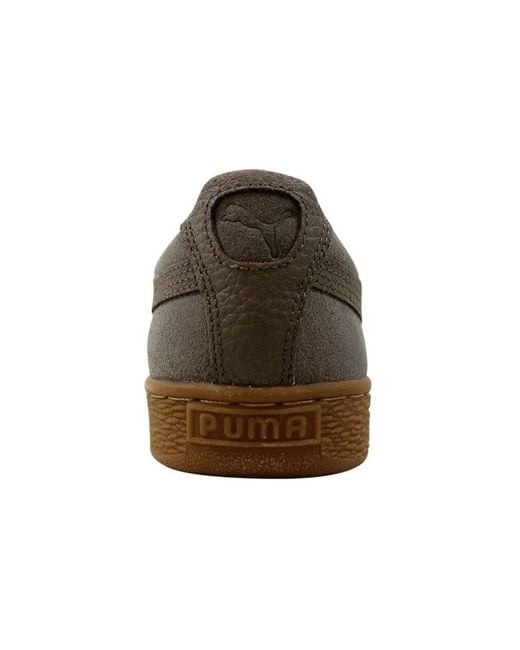 PUMA Brown Suede Classic Natural Warmth 'Falcon' for men