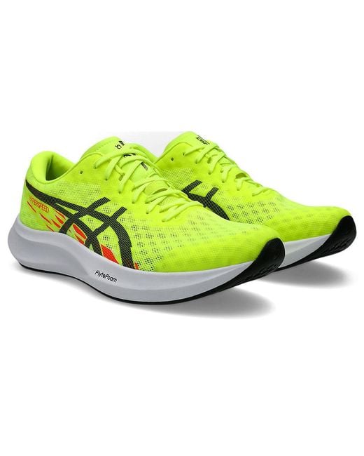 Asics Yellow Hyper Speed 4 Wide 'Safety' for men