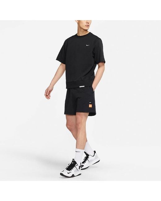 Nike Black Dri-Fit Standard Issue Round Neck Pullover Sports Short Sleeve for men