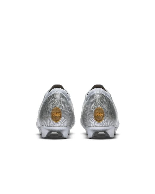 Nike Gray Mercurial Vapor 12 Elite Se Fg 'Golden Touch' for men