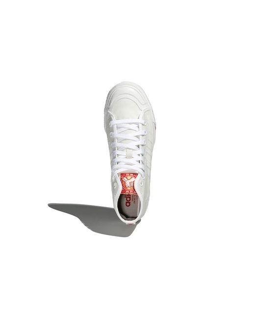 Adidas White Nizza Hi Rf for men