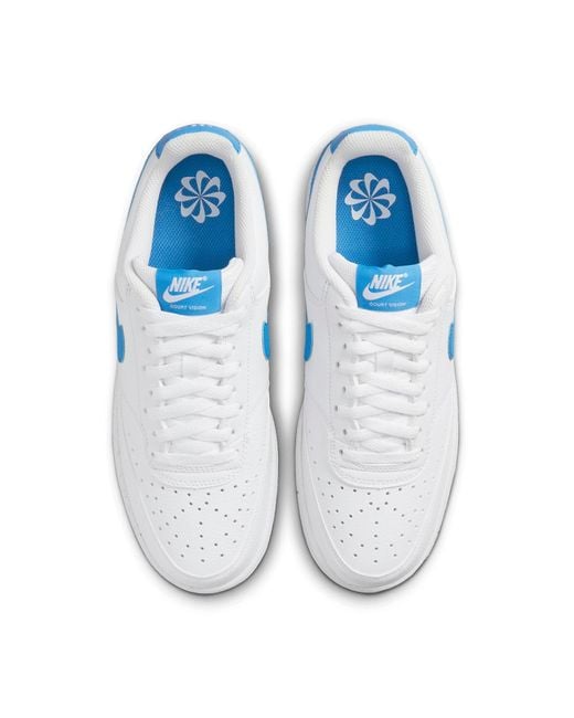 Nike Blue Court Vision Low Next Nature Light Photo' for men