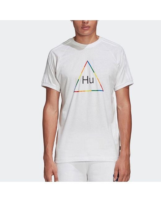 Adidas White X Pharrell Infinite Species T-Shirt for men