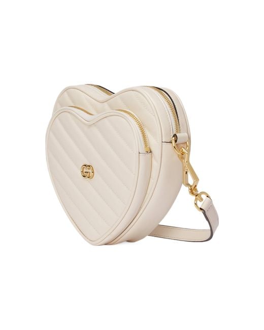 Gucci Natural (Wmns) Interlocking G Mini Heart Shoulder Bag 'Mystic'