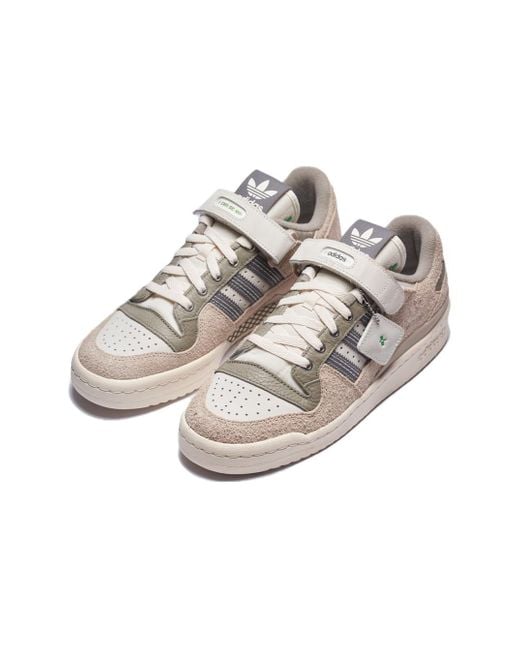 Adidas White Originals Forum 84 Low X Foss 'Taupe' for men