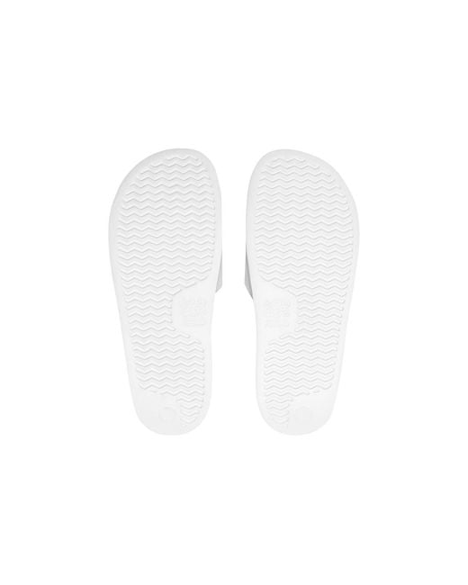 Reebok White Classic Slide Soft Sole Cozy Flat Heel Sports Slippers
