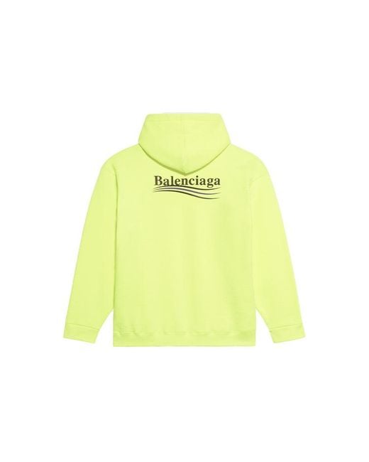 Balenciaga Yellow (Wmns) Alphabet Logo Hoodie