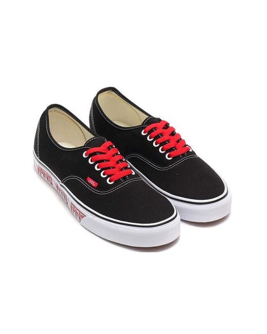 Vans Black Authentic 'Sketch Sidewall' for men