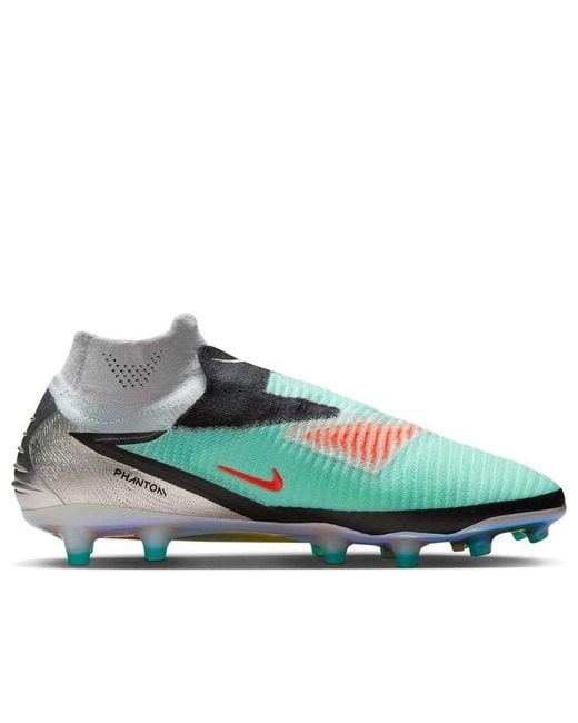Nike Blue Phantom 6 High Elite Ag 'Chrome' for men