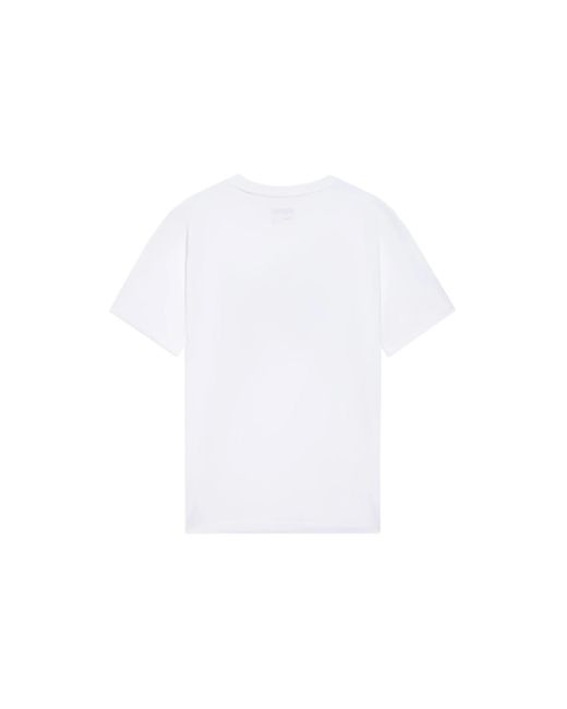 Li-ning White Badfive Graphic Loose Fit T-shirt for men