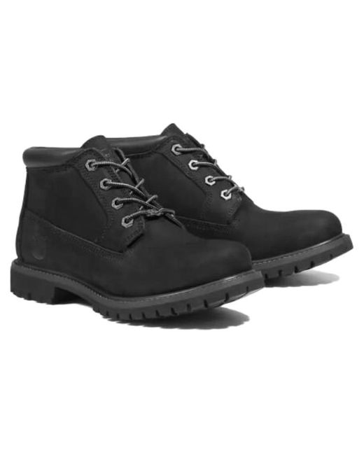 Timberland Black (Wmns) Nellie Waterproof Chukka Boot Nubuck'