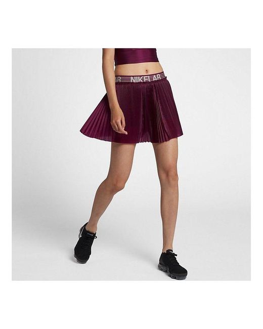 Nike Red (Wmns) Lab Tennis Pleated Skirt 2In