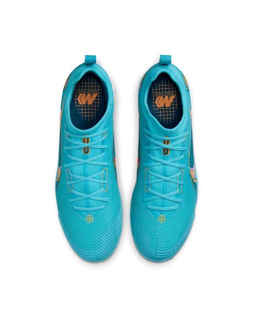 Nike Blue Mercurial Air Zoom Vapor 14 Pro Tf 'Chlorine Laser' for men