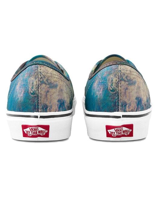 Vans Blue Moma X Authentic 'Claude Monets Water Lilies' for men