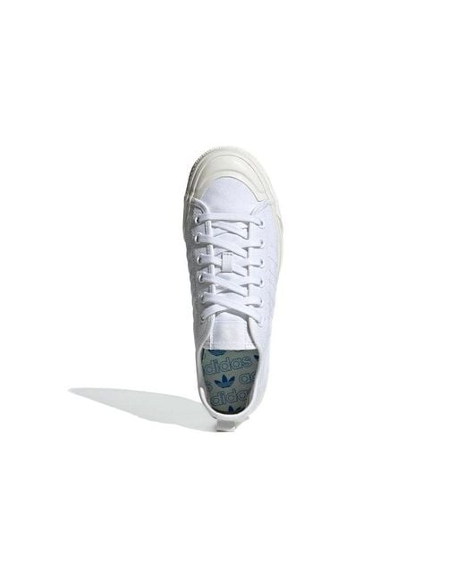 Adidas White Nizza Rf 'Triple' for men