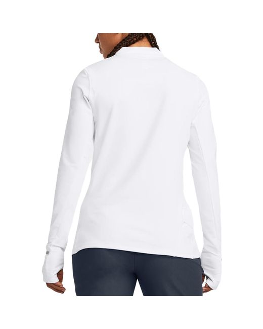 Under Armour Blue (Wmns) Qualifier Cold Long Sleeve T-Shirt